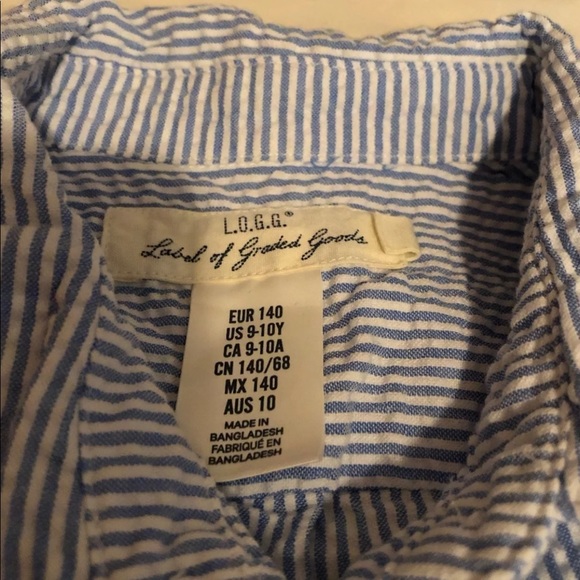 Lot of 2 little girl’s H&M blouses 8/10 YRS - Picture 2 of 6